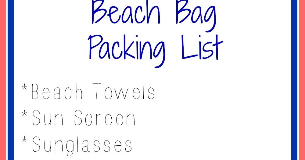 Beth Celestin: What's in Your Beach Bag?